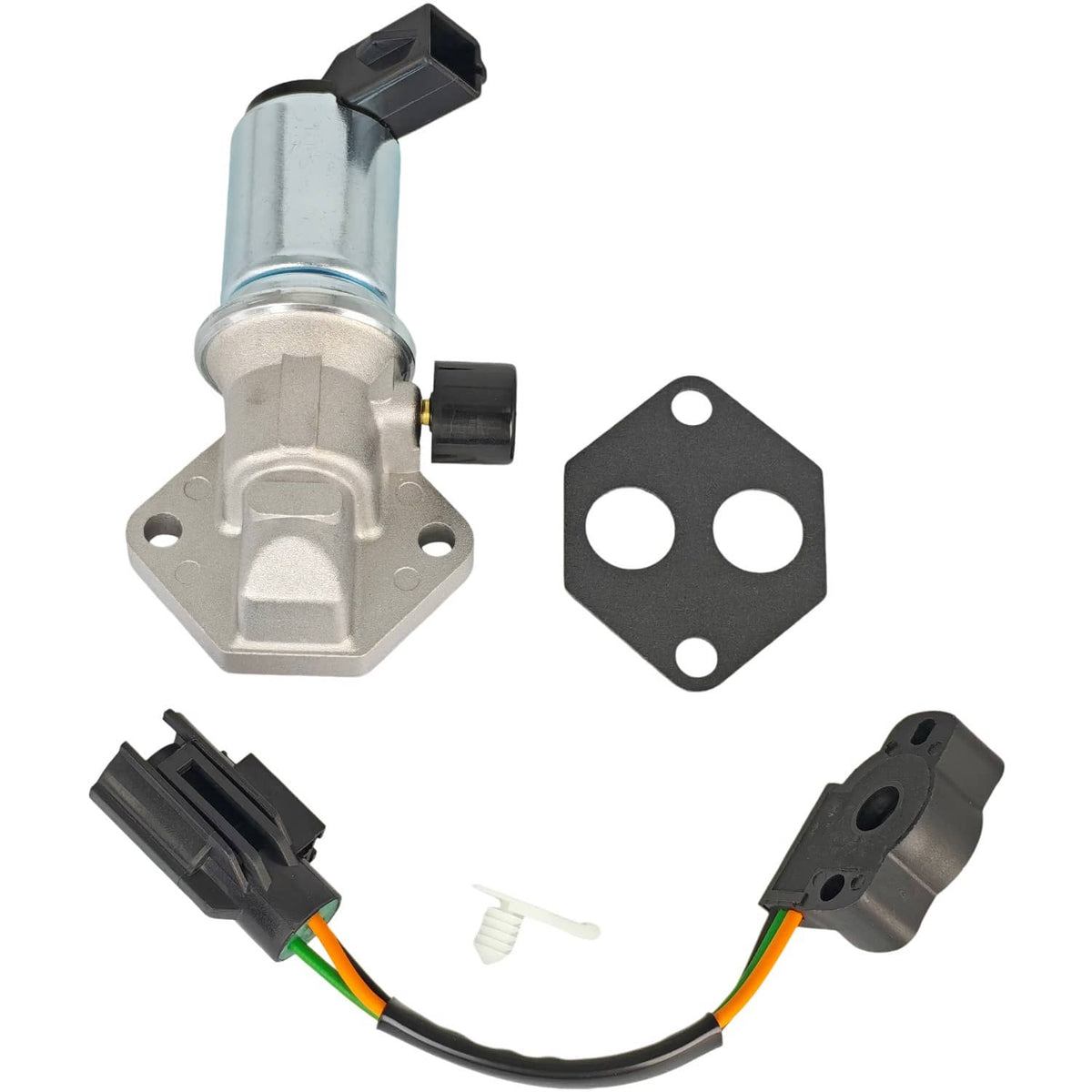 Solid Spare Throttle Position Sensor & IAC Idle Speed Air Control Valve for Ford 1994-1996