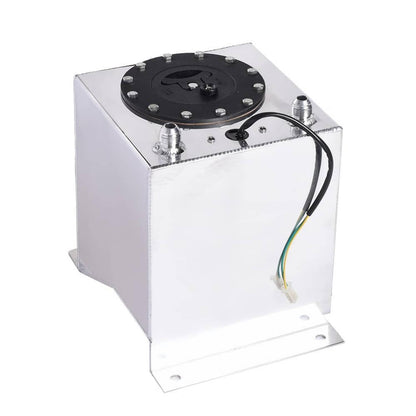 Solidspare 2.5 Gallon Aluminum Level Racing Sender Drift Fuel Cell Gas Tank Universal