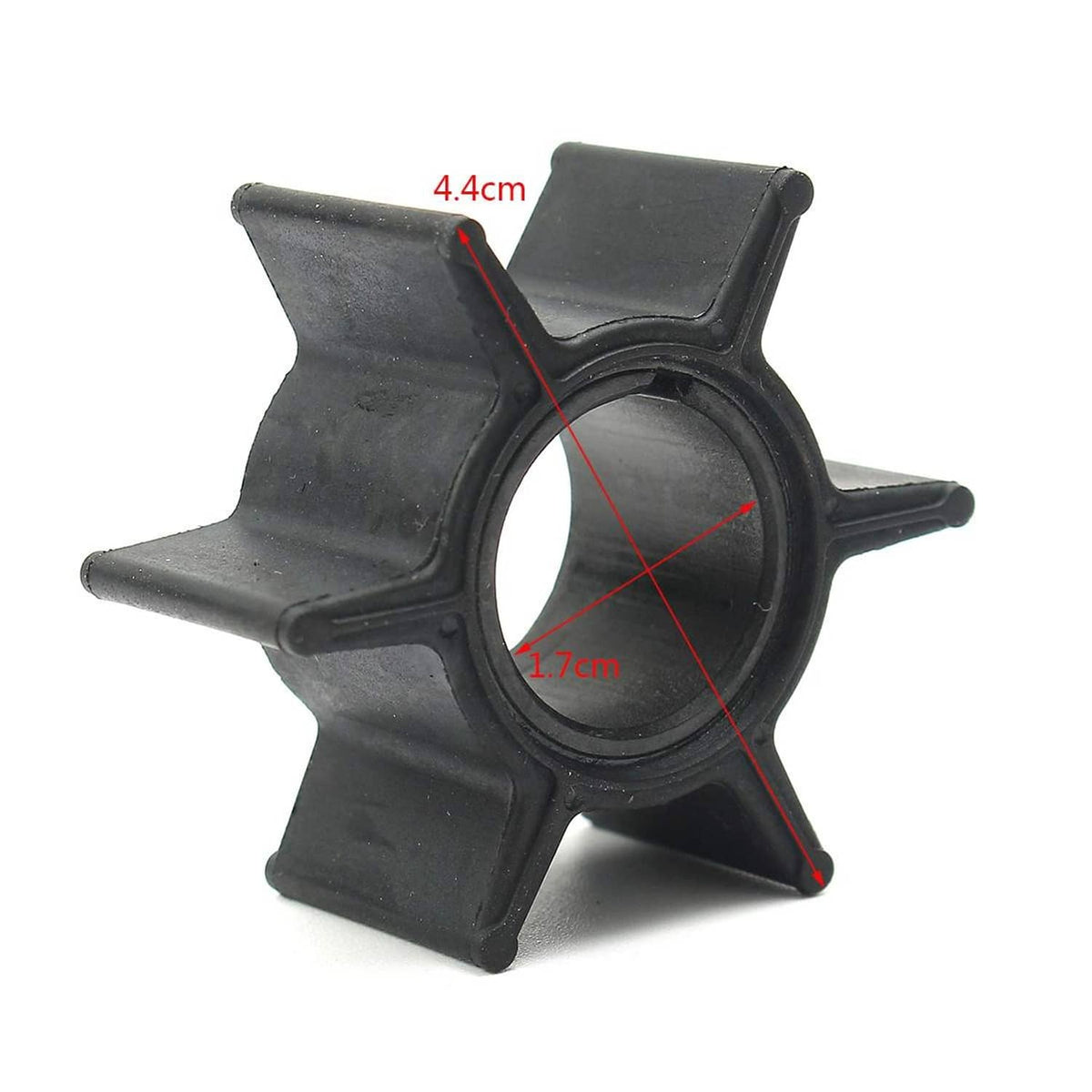 Solid Spare Water Pump Impeller For Tohatsu Nissan 25 30 35 40 HP 2 Stroke Engine 345-65021