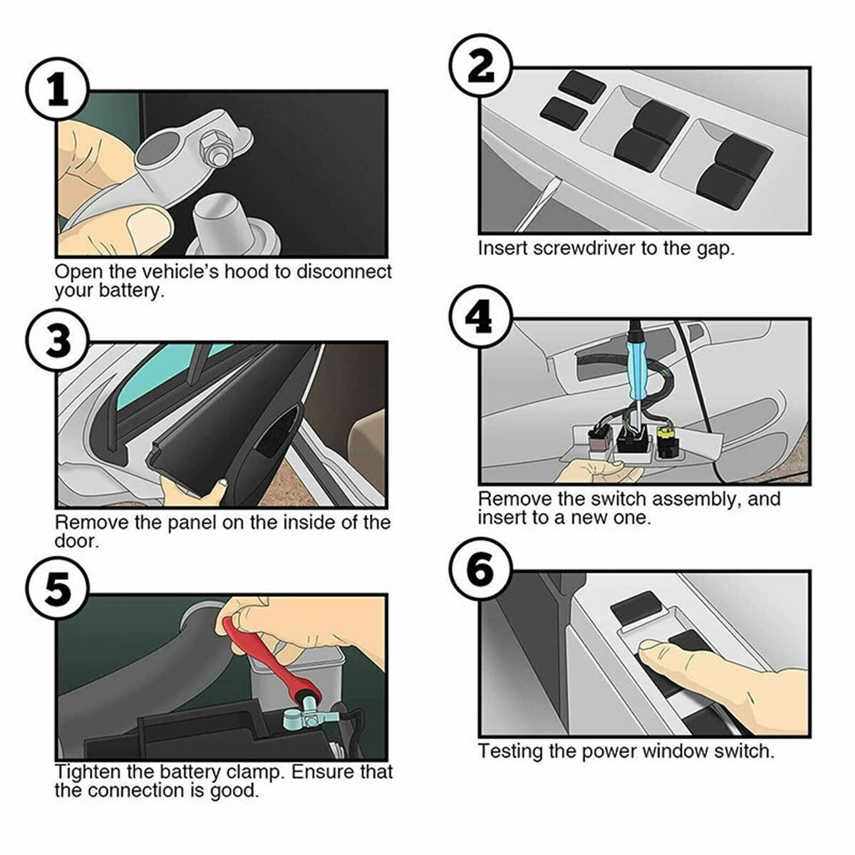 Solidspare 2229056800 Power Window Master Control Switch For Mercedes Benz C300 C63 W205