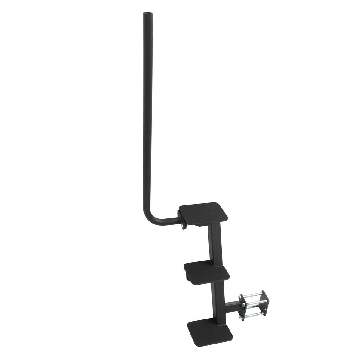 Solidspare Fits Universal Trailer Tongue 460 Lbs Boat Trailer Steps 3-Step Ladder W/Handle