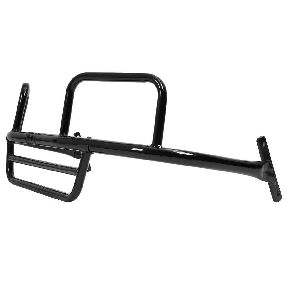 Solidspare Front Brush Guard For E-Z-GO ST350 1996-Up Golf Cart Black Steel Powder Coated