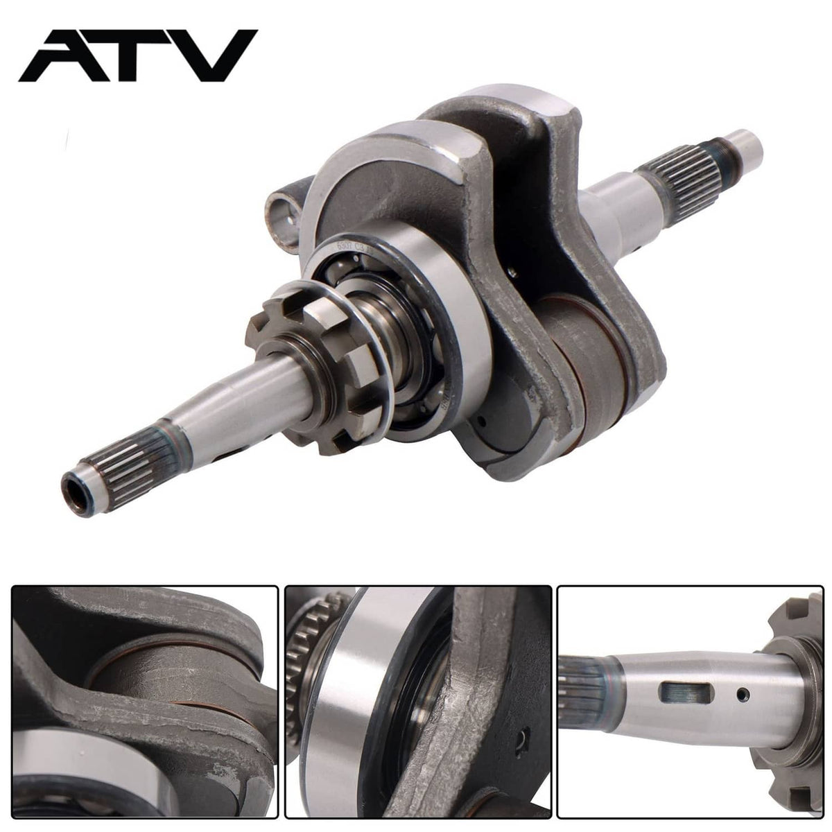 Solidspare Taper Ratio 1:5 Crankshaft For HiSun 500 P004000132000000 Crank ATV Massimo MSU