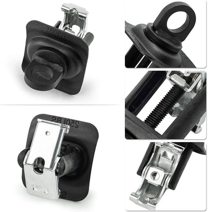 Solidspare Black Truck Bed Cargo Tie Down Loop Kit 23146899 For Sliverado Sierra Colorado