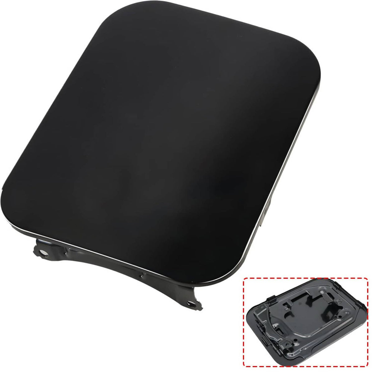 Solidspare Black Gas Lid Door Fuel Door 77350-08020 For 2011-2020 Toyota Sienna 2.7L 3.5L