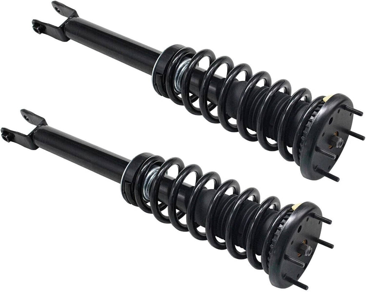 Solidspare 2x Front Shock Struts Assembly w/Electric For 2010-2019 Jaguar XJ XJR X351 RWD