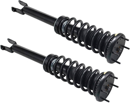 Solidspare 2x Front Shock Struts Assembly w/Electric For 2010-2019 Jaguar XJ XJR X351 RWD