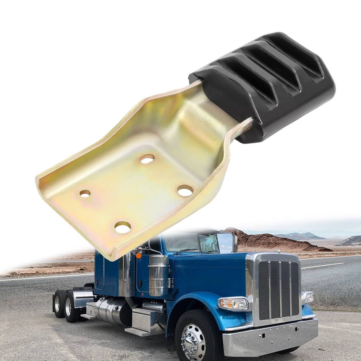 Solid Spare Truck Hood Guide Bracket For Peterbilt 388 389 L11-6133 L116133 Zinc Steel