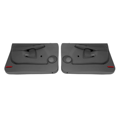 Solid Spare Pair Manual Inner Door Panel For CHEVY SILVERADO GMC SIERRA 1999-06 Dark Pewter