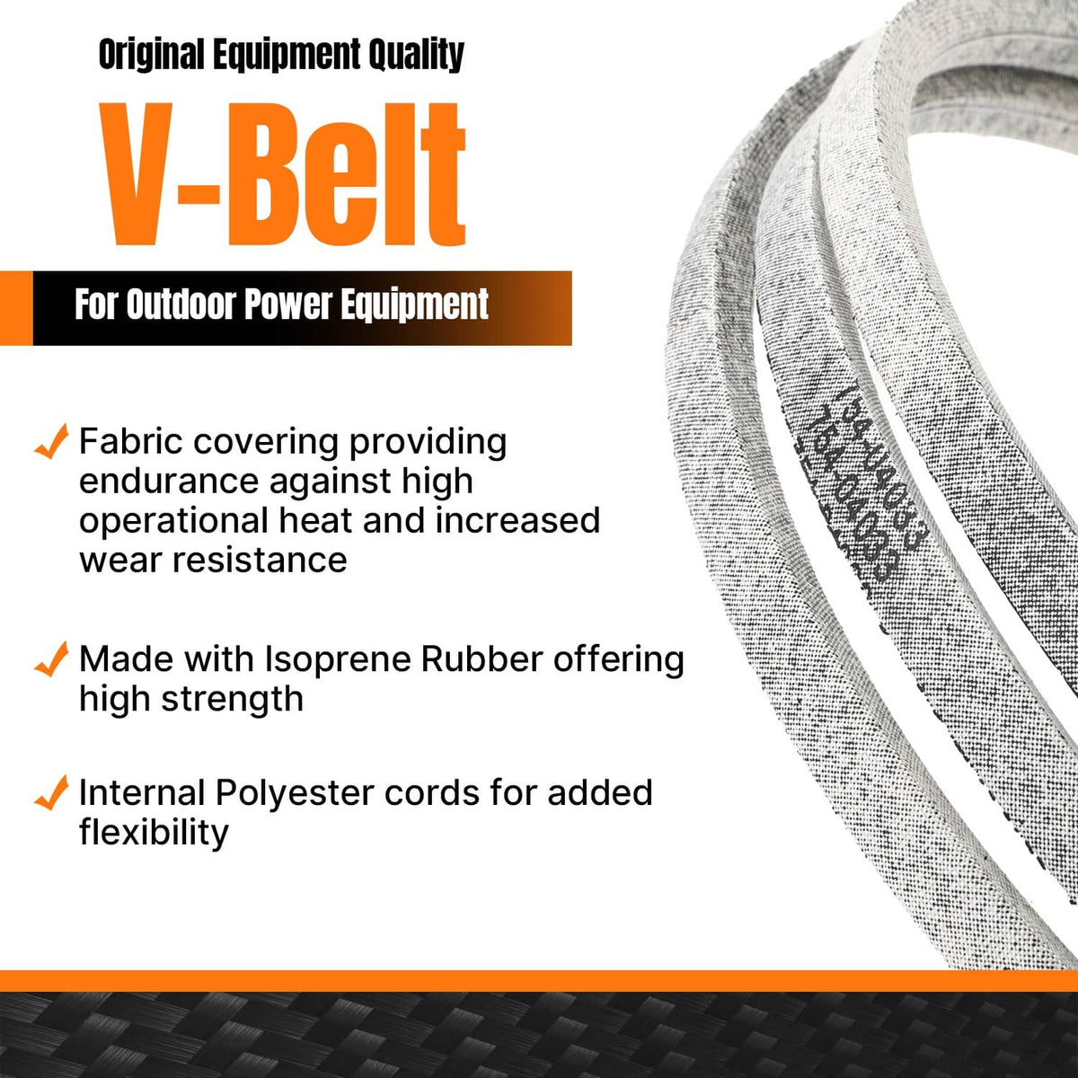 Solidspare 754-04033 954-04033A 75404033 Mower Deck Belt for Cub Cadet LT1045 LT1046 46"