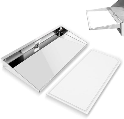 Solidspare A10-902 Rectangular Grill Serving Shelf w/ Removable Cutting Board for 9” x 18"