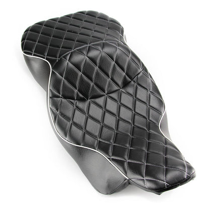 Solidspare For 97-07 Harley Electra Glide Standard  Seat Rider Driver Passenger 2Up Diamond