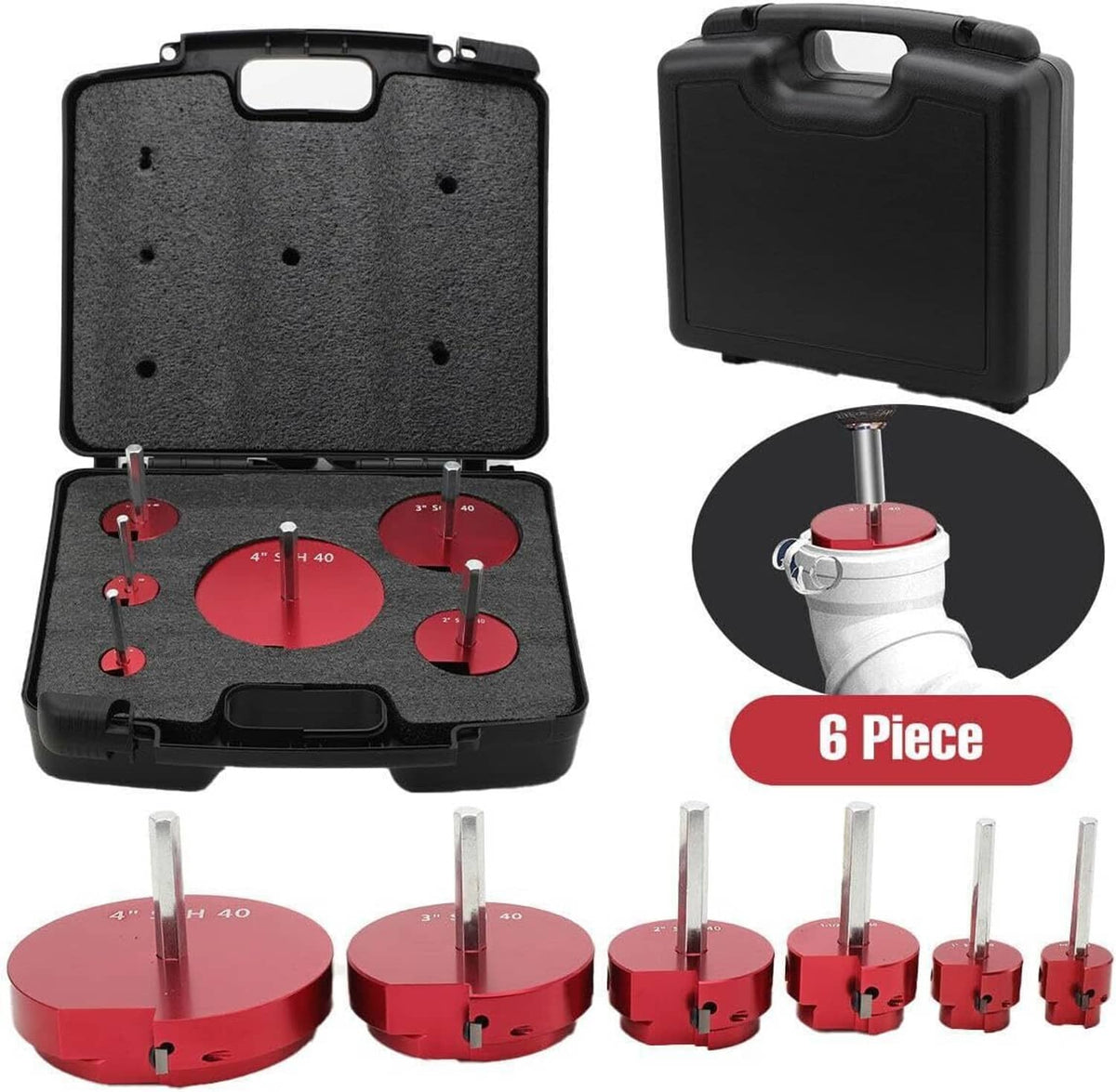 Solidspare New For Reed Tool Clean Ream Extreme Plastic Pipe Fitting Reamer Kit 04529 PPRK6