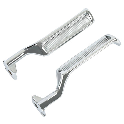 Solid Spare For F-150 F-250 F-350 Bronco 87-96 Chrome Metal Inside Interior Door Handle 2pcs