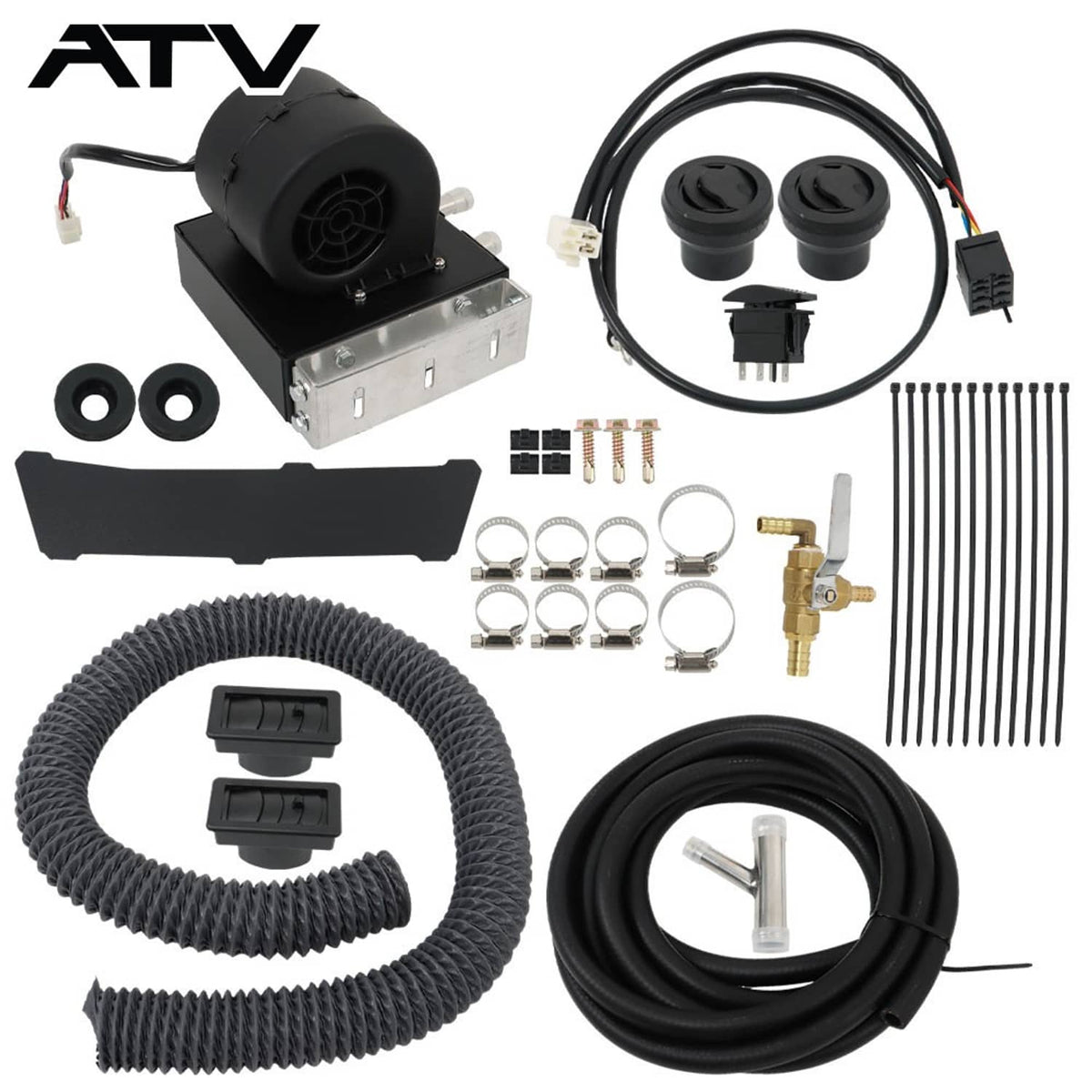 Solidspare Cab Heater Kit with Defrost For Polaris Ranger XP 900 (2013-2019)
