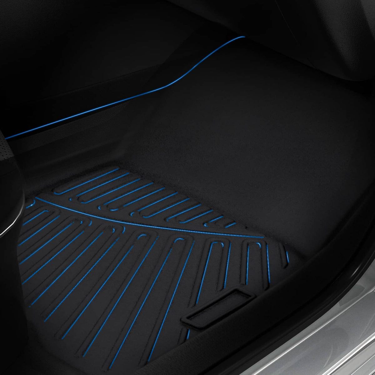 Solidspare Car Floor Mats + Cargo Liner For 2023-2025 Honda Accord TPE Rubber All Weather