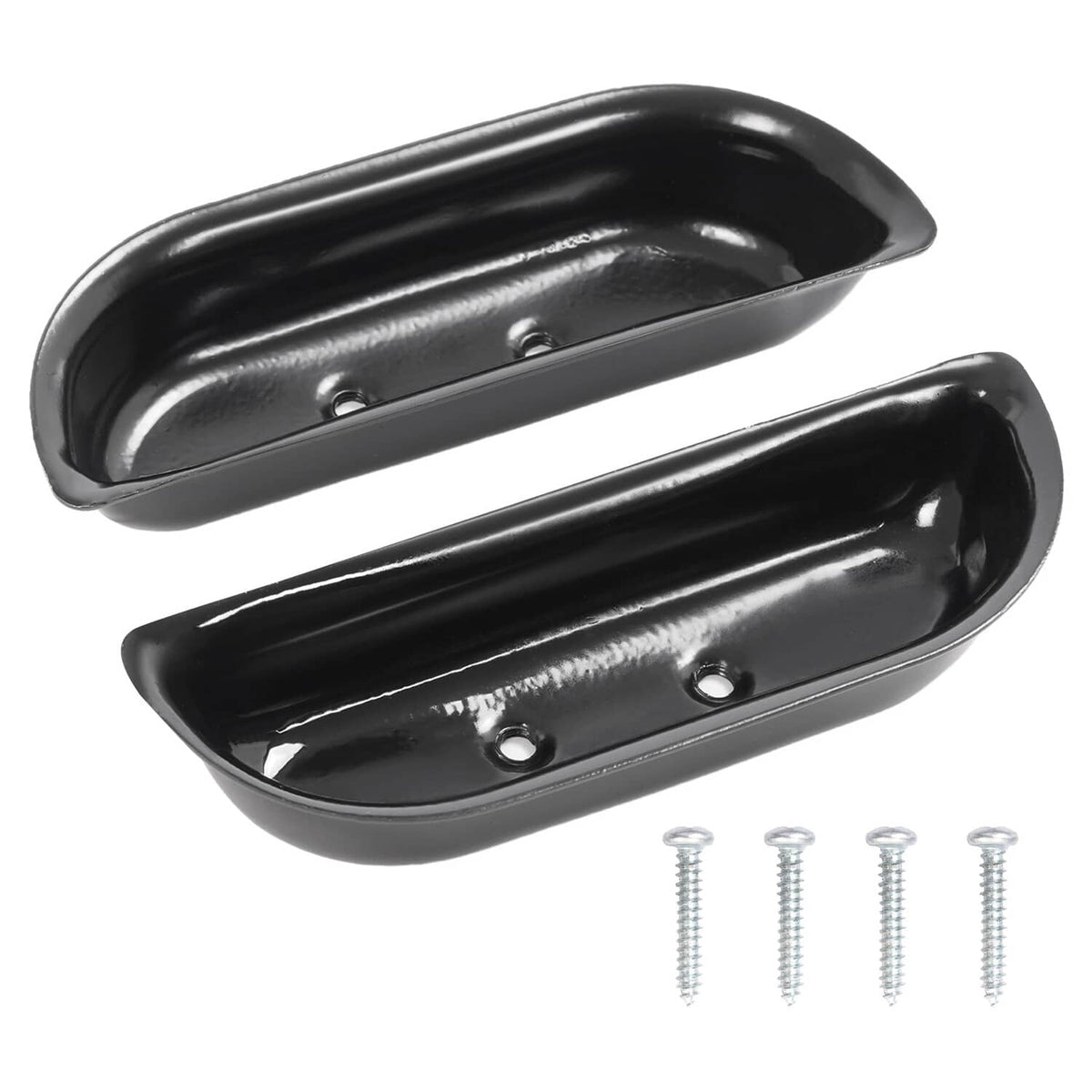 Solid Spare Fits 1973-1979 Ford F100 F150 F250 & 78-79 Bronco Steel Door Handle Cups Pair