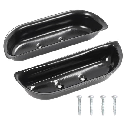 Solid Spare Fits 1973-1979 Ford F100 F150 F250 & 78-79 Bronco Steel Door Handle Cups Pair
