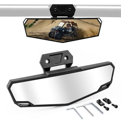 Solidspare UTV Center Rear-View Mirror Convex for Polaris RZR PRO XP /4/Turbo R 2020-2025