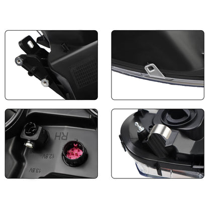Solidspare Left & Right Side Headlights w/DRL For 2014-22 Dodge Ram 1500/2500/3500 68154588