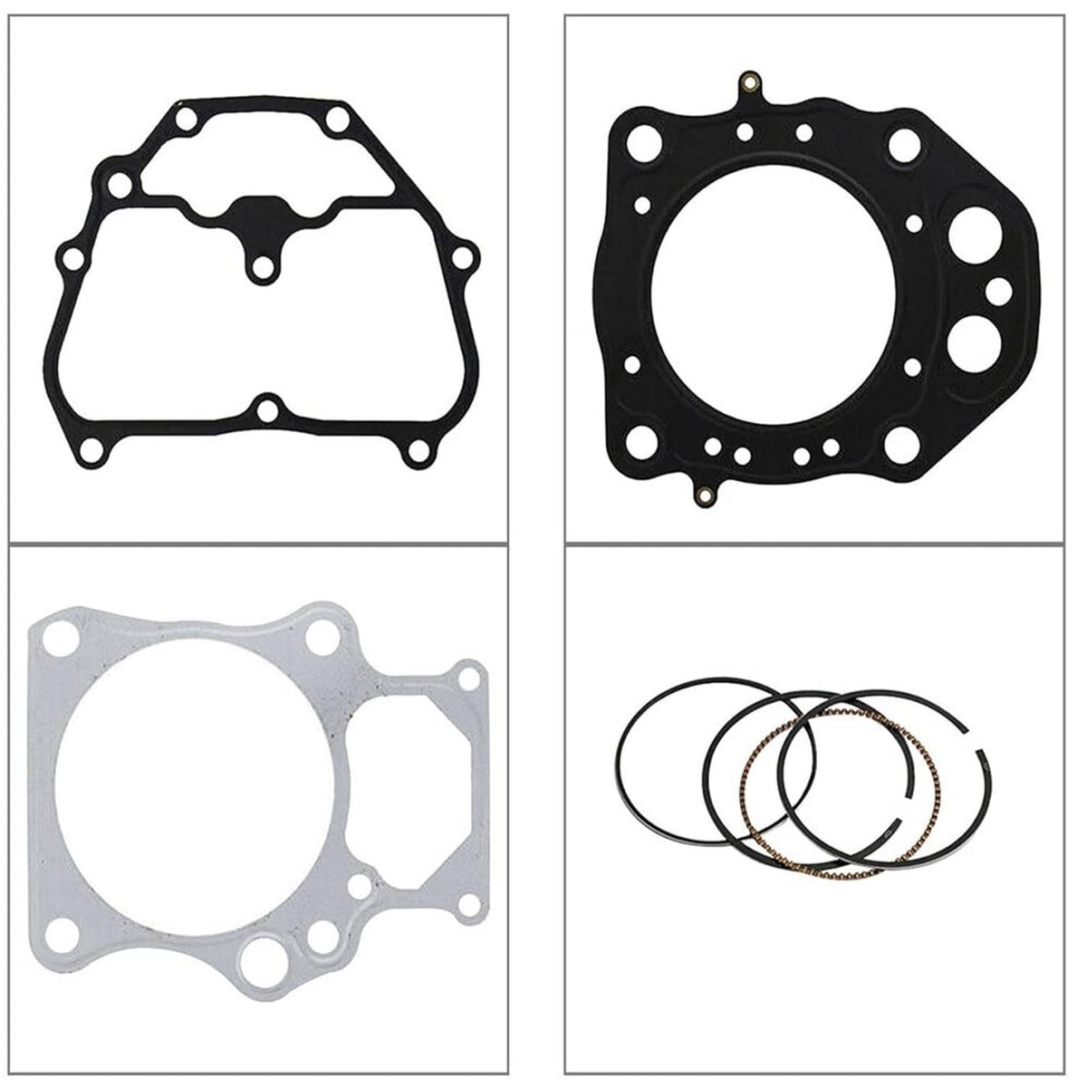 Solidspare New Cylinder Piston Gasket Top End Rebuild Kit for 2007-18 Honda Rancher TRX420