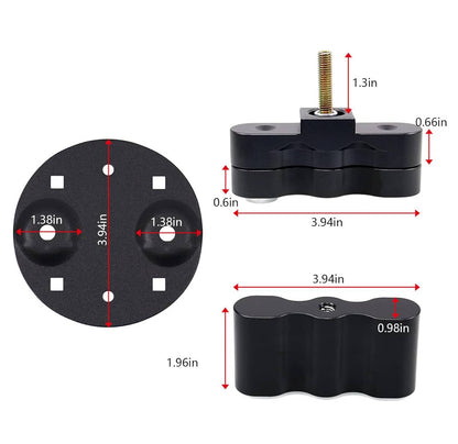 Solidspare Black For ROTOPAX Standard Pack Mount Lock RX-LOX-PM RX-PM LOX-PM