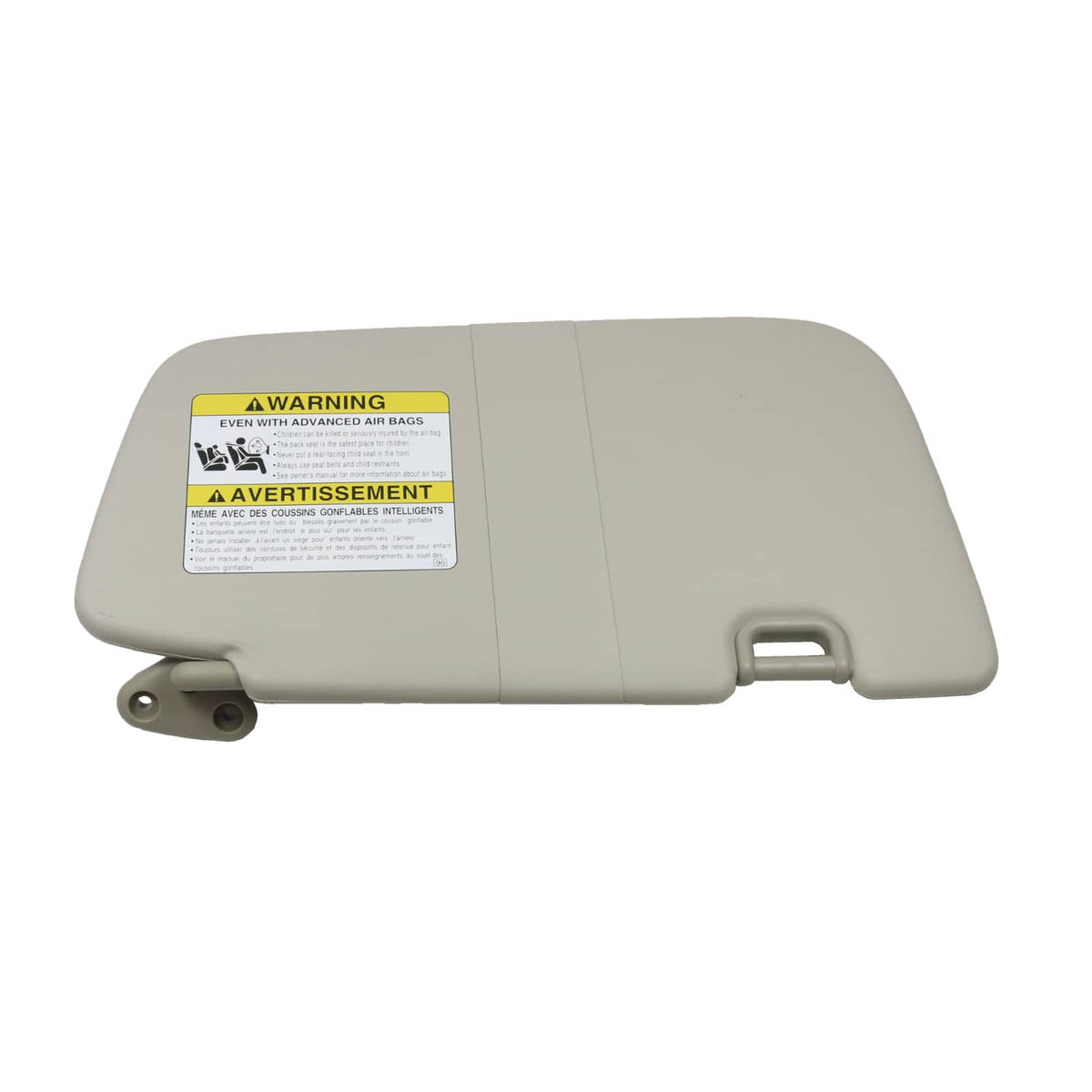 Solidspare GRAY Sun Visor Driver Side Left Hand 92011FG032ME For Subaru Impreza 2008-2014