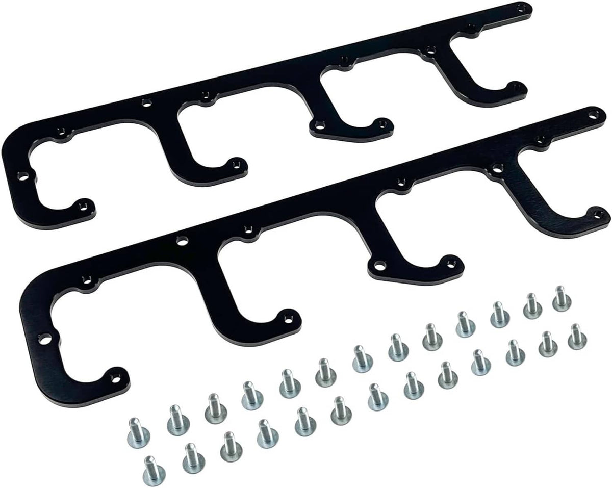Solidspare D581 Aluminum Coil Bracket Valve Cover for LS Square 4.8/5.3/5.7/6.0/6.2L LS1