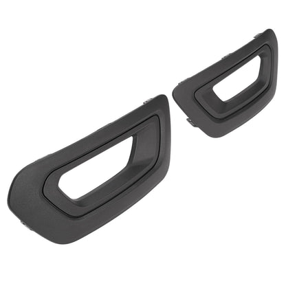 Solid Spare FOR FORD TRANSIT 2020-25 VAN LEFT&RIGHT SIDE FOG LIGHT LAMP COVERS BEZELS BLACK