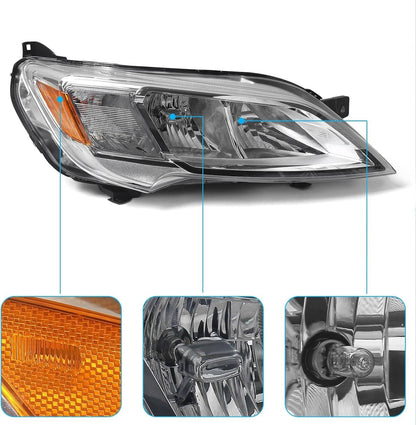 Solidspare Left+Right Side Headlight Halogen For 2023-2026 Dodge Ram Promaster 1500 2500