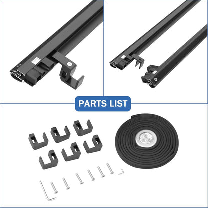 Solidspare Soft Roll-Up Tonneau Cover For 1999-2023 Ford F250 F350 Super Duty 6.8ft Bed