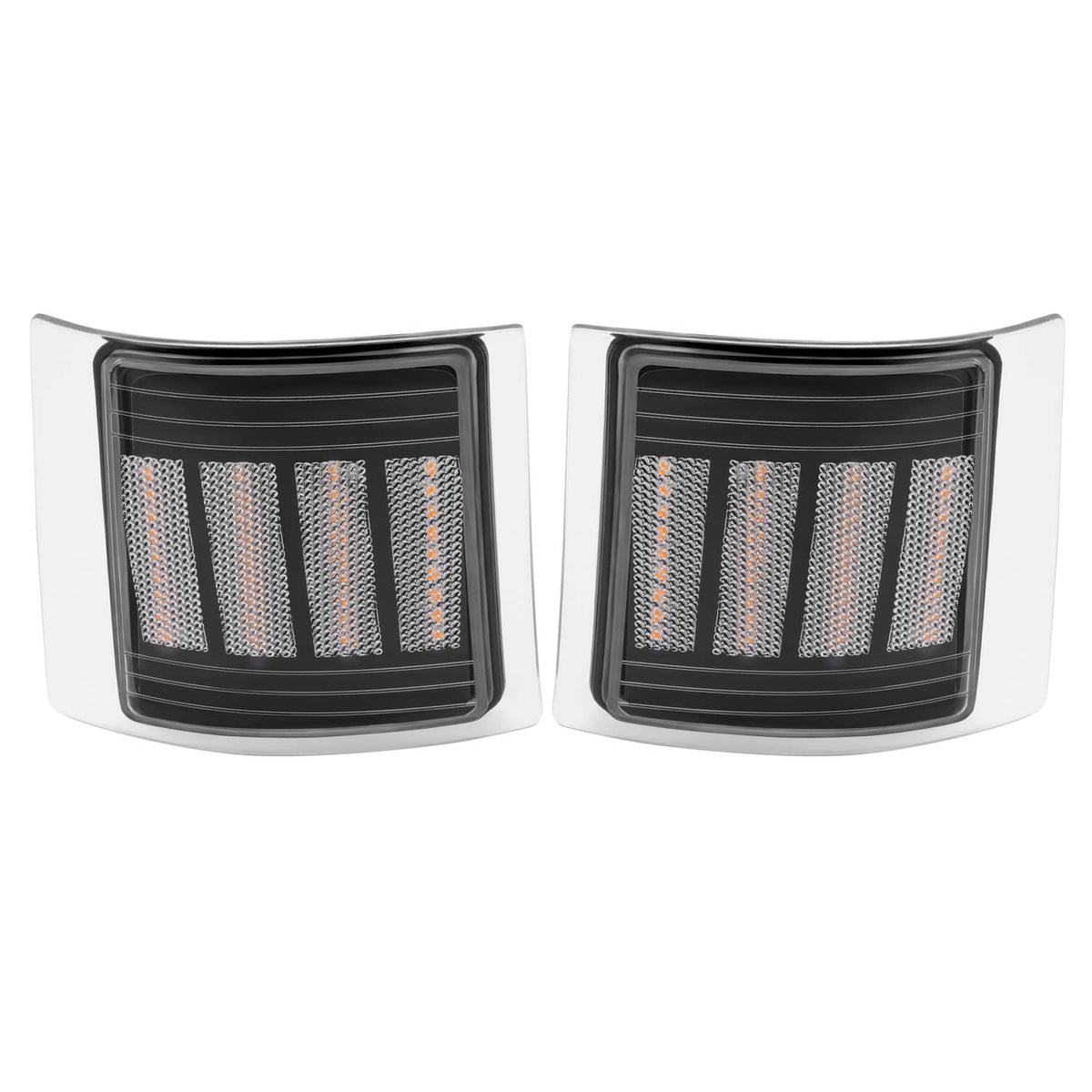 Solid Spare For Chevy C/K 1500 2500 3500 94-98 LED Sequential Corner Side Marker Lights Set