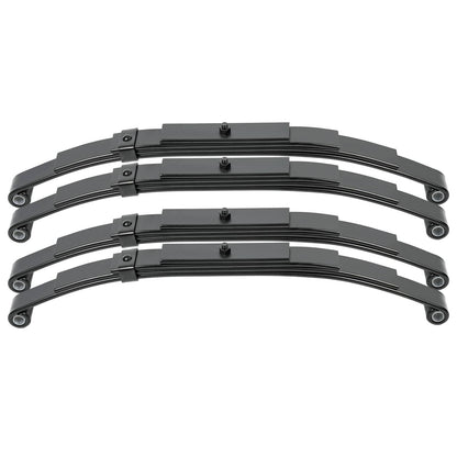Solidspare Tandem Trailer Axle Suspension Kit U-bolt Hanger Kit 4 Leaf Springs Equalizer