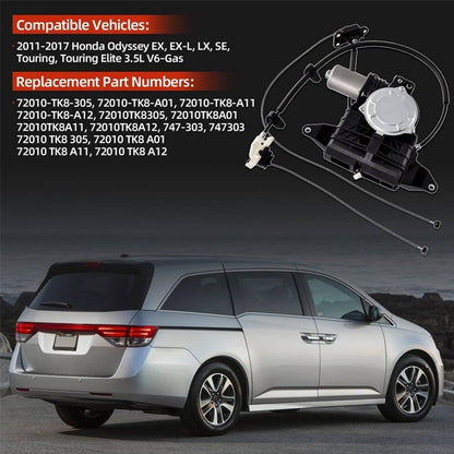 Solidspare Power Sliding Door Motor W/Cables Right Side For 2005-2010 Honda Odyssey