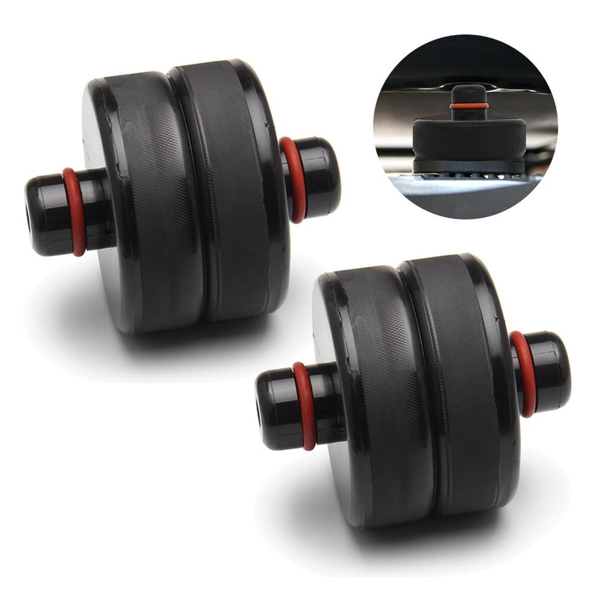 Solidspare 4Pcs Rubber Jack Lift Pad Adapter Tool Black Fit For Tesla Model 3/Y/S/X New
