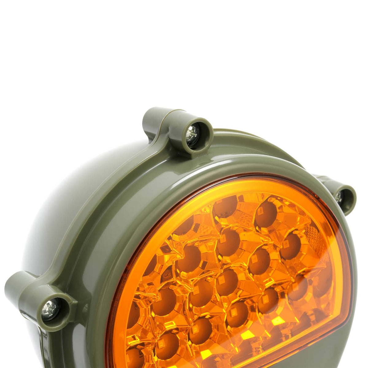 Solid Spare 2x New LED Front Turn Signal Lights Yellow Lens For Humvee M35 M998 #12422957