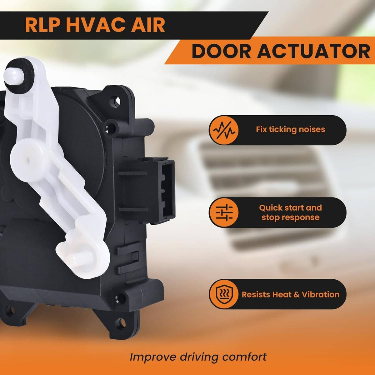 Solid Spare 604-885 HVAC Heater Blend Door Actuator for Honda 06-14 Ridgeline 05-10 Odyssey