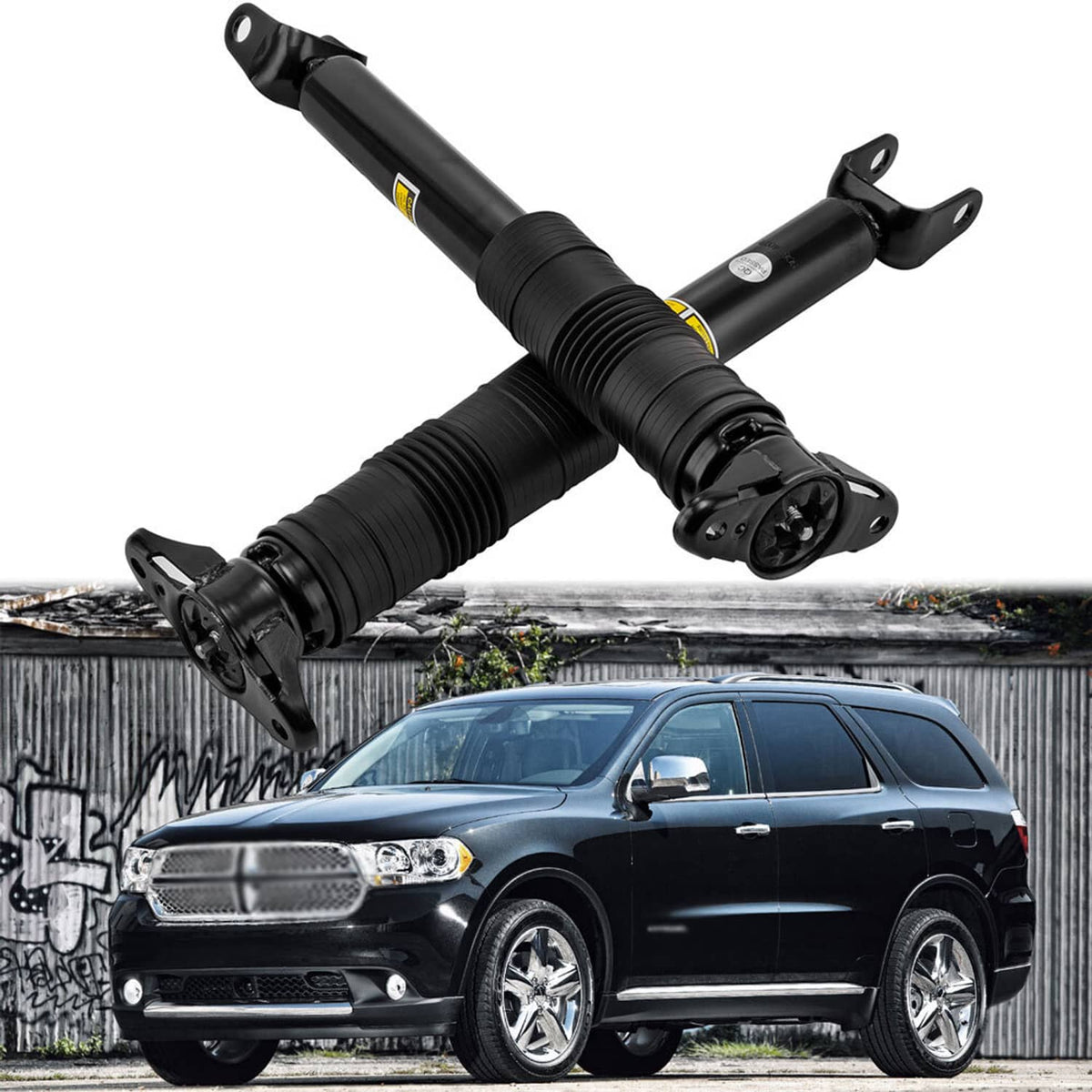 Solidspare Set of 2 Rear Shock Absorber For 2011-2015 Dodge Durango / Jeep Grand Cherokee