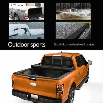 Solidspare Hard 3-Fold Tonneau Cover for 07-22 Chevy Silverado GMC Sierra 5.8 FT Truck Bed