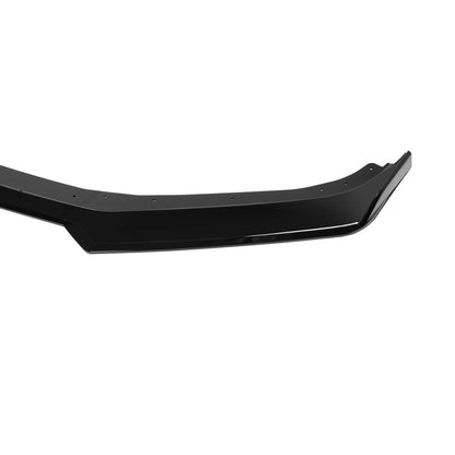 Solid Spare Fits 2016-2024 Chevy Camaro SS V8 Gloss Black Front Bumper Lip Low Spoiler
