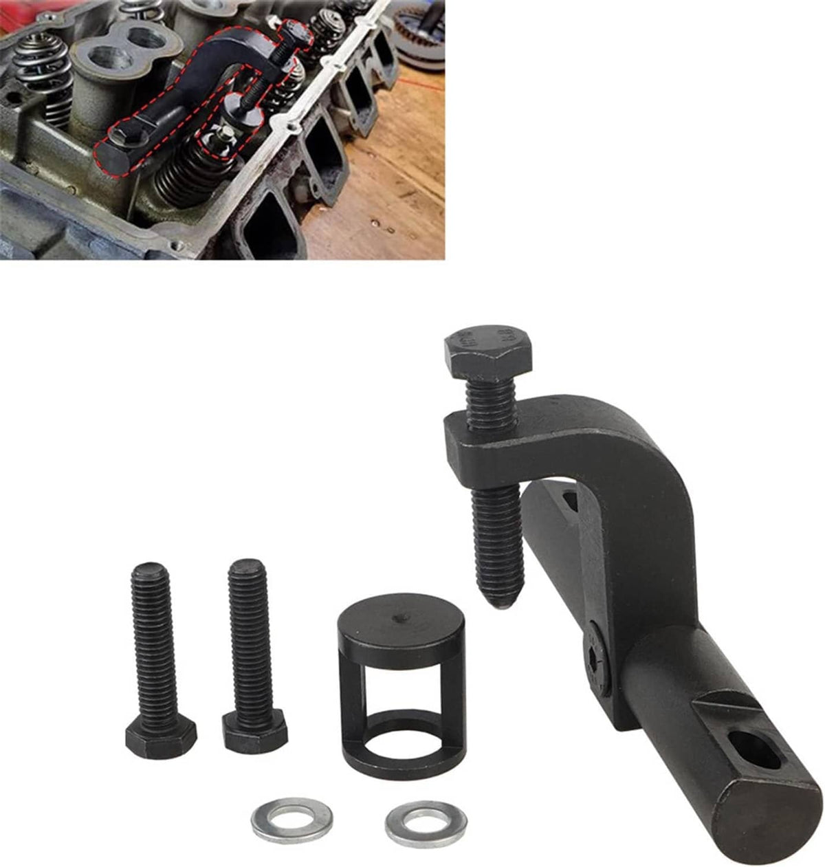 Solid Spare Valve Spring Compressor Tool Kit for Dodge 5.7L 6.1L 6.2L 6.4L HEMI 2500 3500