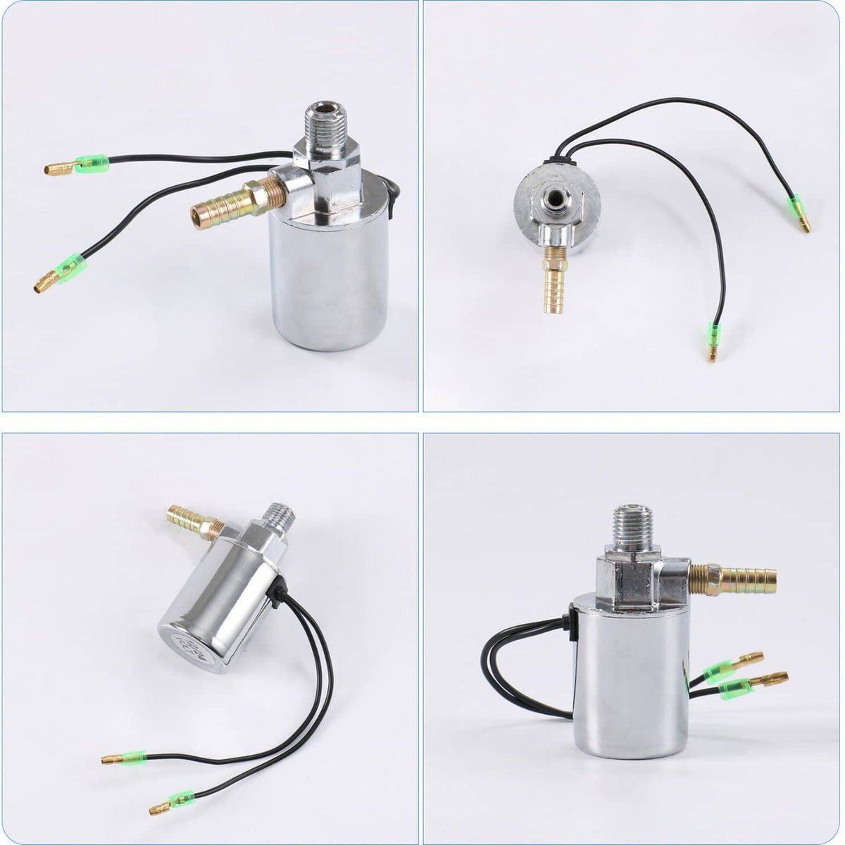 Solidspare Air Horn Air Valve 1/4" 12V/24V Train Electric Solenoid Valve Duty Heavy