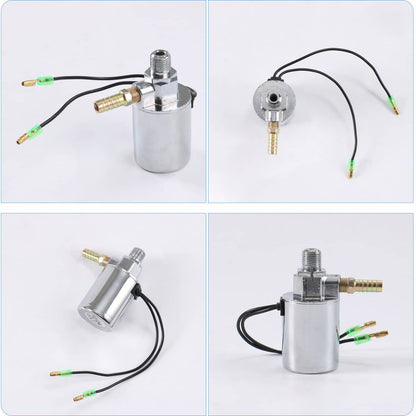 Solidspare Air Horn Air Valve 1/4" 12V/24V Train Electric Solenoid Valve Duty Heavy