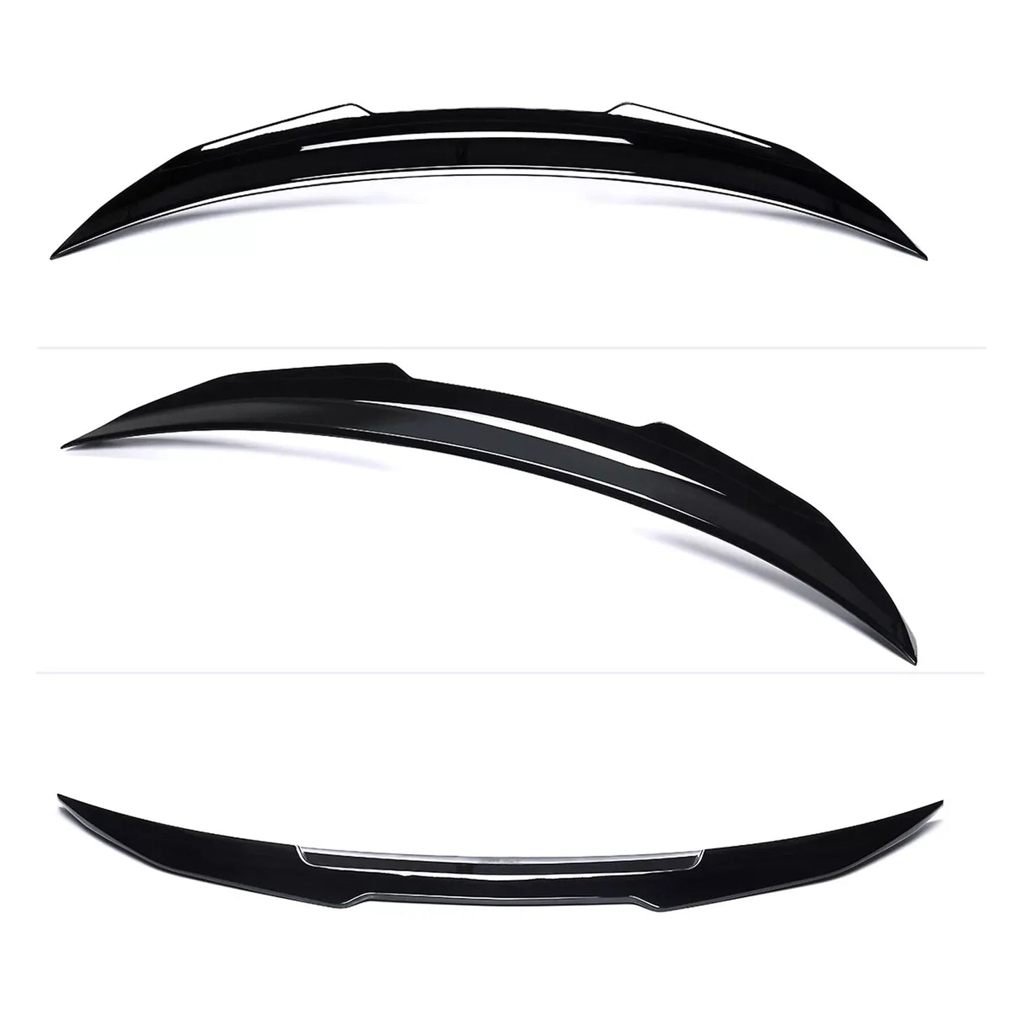 For 2014-2024 INFINITI Q50 PSM Style Rear Trunk Spoiler Wing Gloss Black 14-24