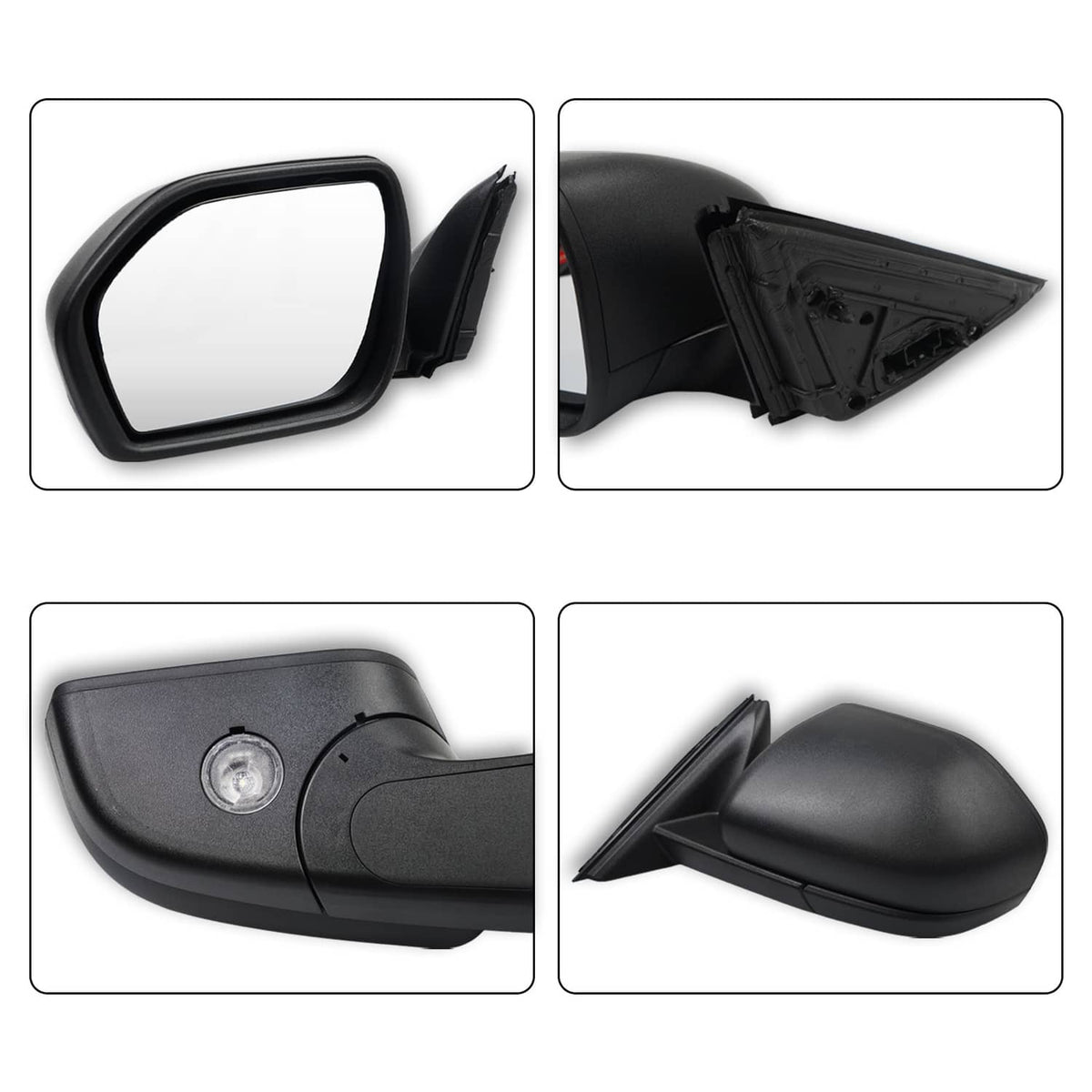 Solidspare New Left Power Mirror For 2020-2024 Ford Explorer w/ Power Heated Manual Folding