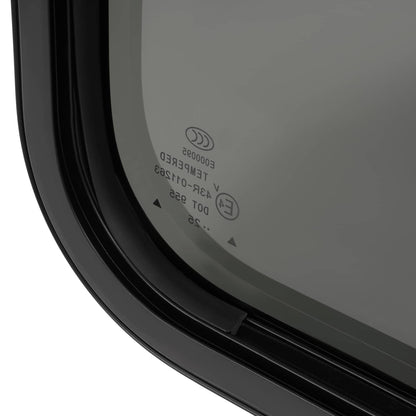Solidspare For Camper RV Window 42" W X 22" H Teardrop Horizontal Sliding Glass W/ Trim