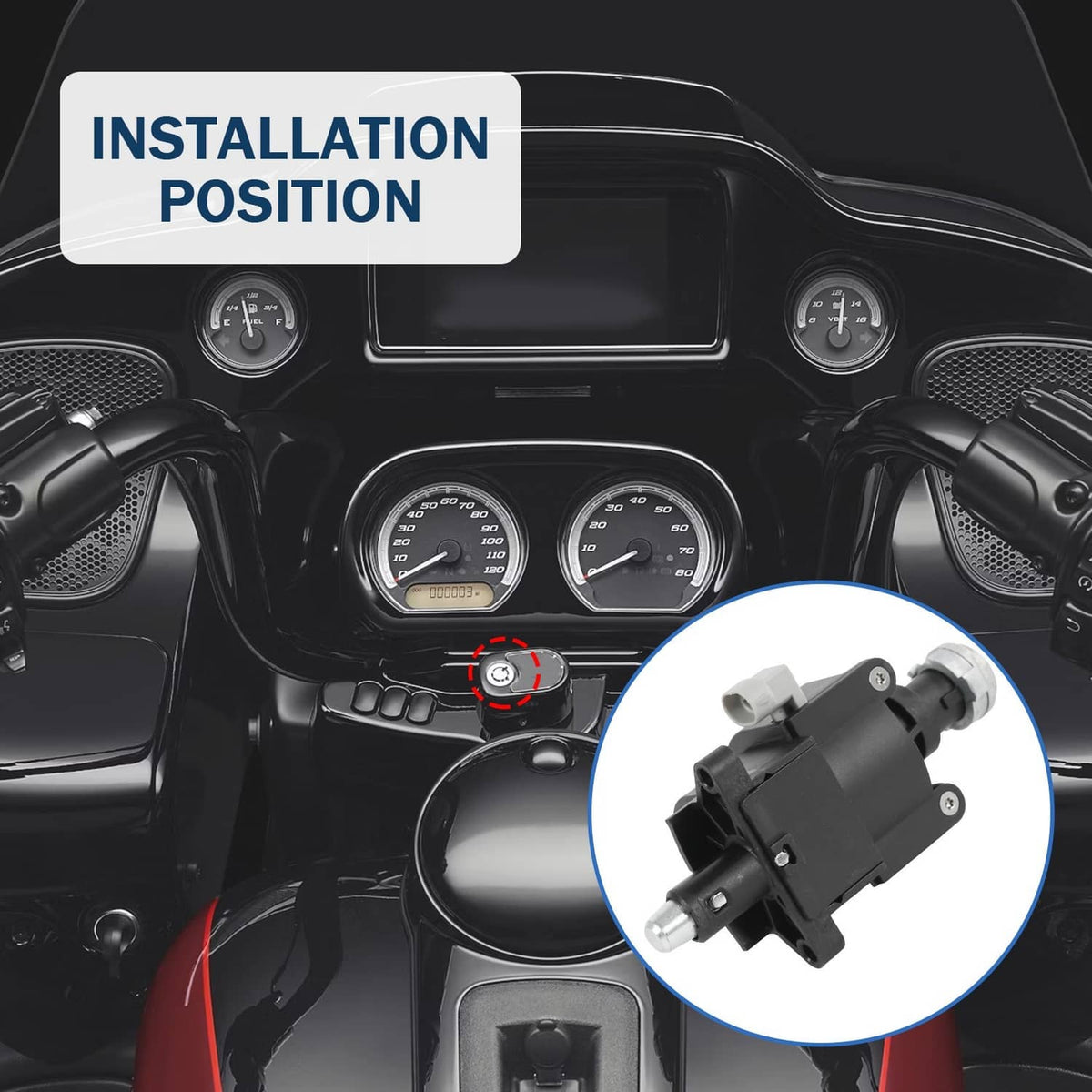 Solidspare Ignition Switch Housing Assy Fits 2014-2023 Harley Electra Road Street Tri Glide