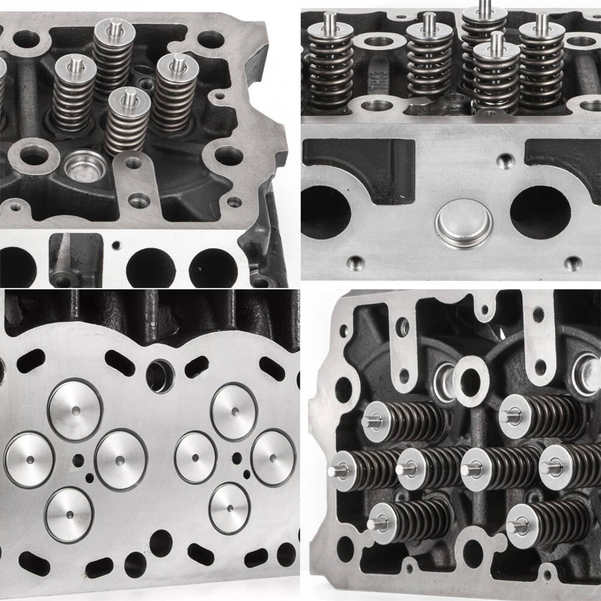 Solidspare 2x Cylinder Heads Powerstroke 6.4L Fit for 2008-2010 Ford F250 F350 F450 F550