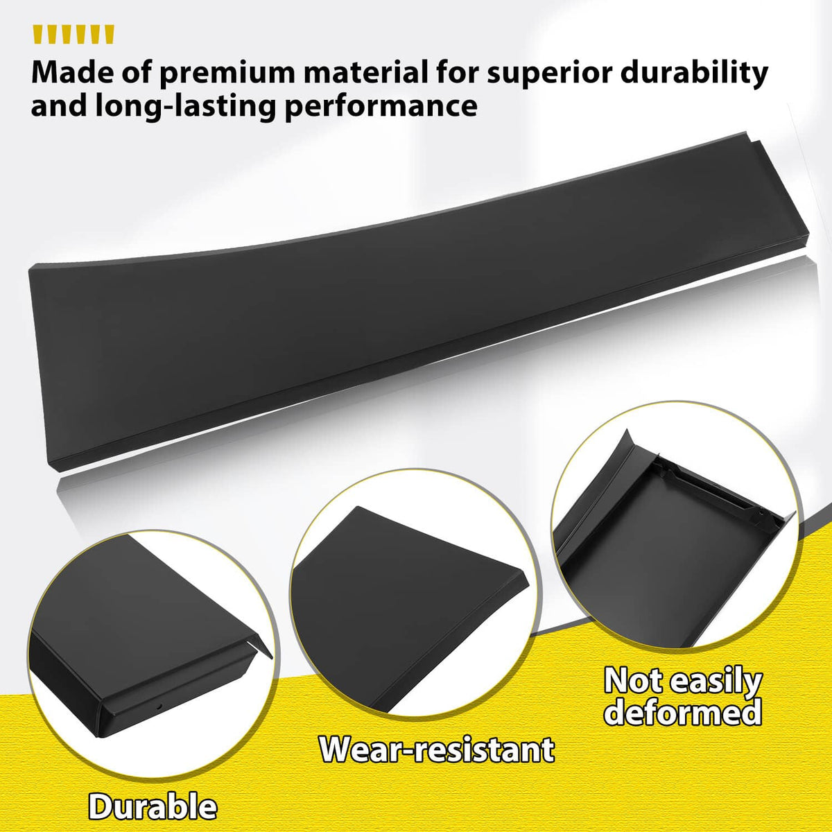 Solid Spare Right Passenger Side Upper Sleeper Cab Fairing Extension For Volvo VNL 2004-2016