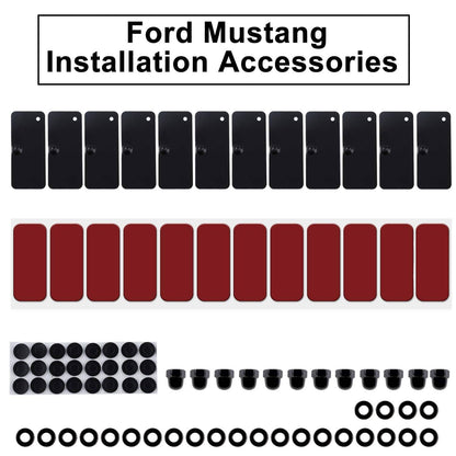Solid Spare Rear Window Louvers Installation Mounting Tool for Ford Mustang Dodge Challenger
